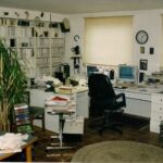 Mein Arbeitsplatz in meinem Büro in Fargemiel